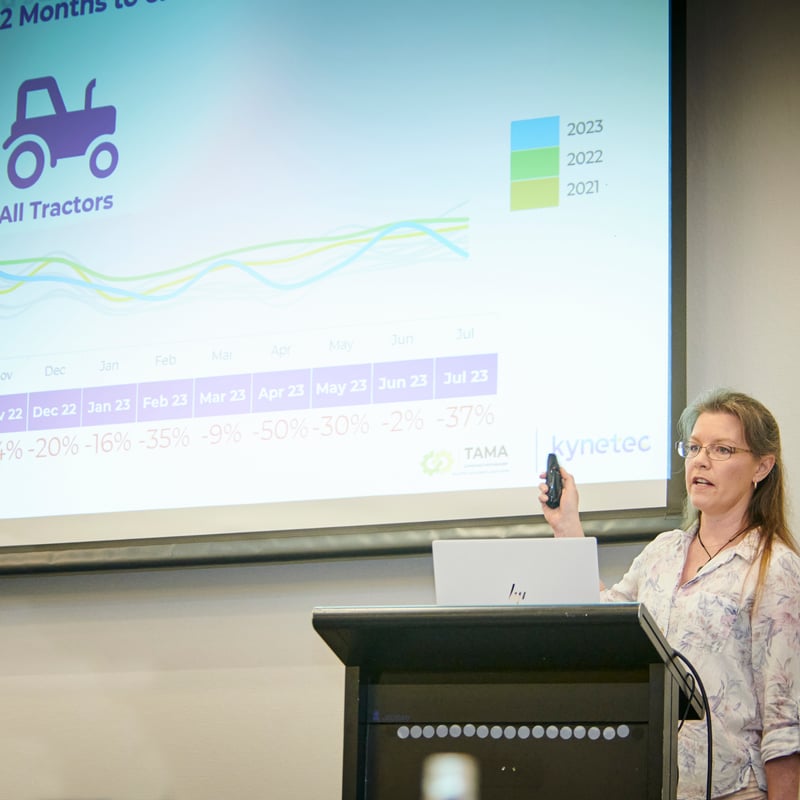 Melinda Haley - Senior Research - Kynetec - New Zealand TAMA AGM - machinery market insights SQUARE