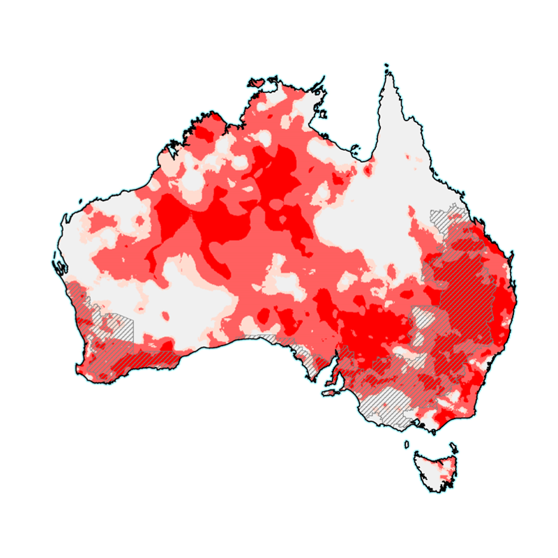 Australia Rainfall Diagram